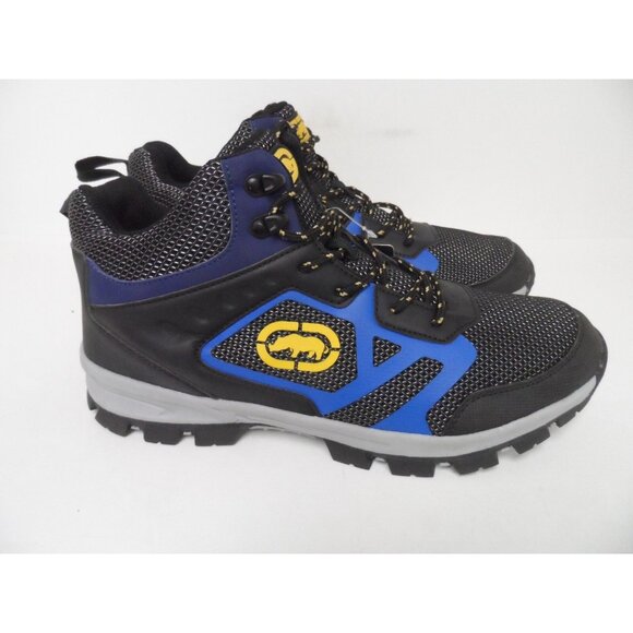 Marc Ecko Unltd. Men's Koda Casual Hiking Boots Black Blue size 8.5M - Picture 2 of 9